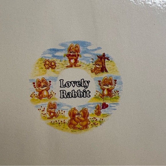 Vintage Baby Photo Diary Album Bunny Rabbit Shower Gift Present Memory Book - Picture 8 of 14